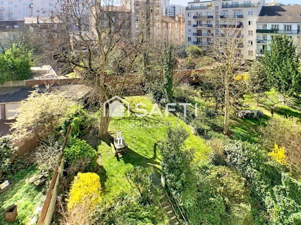 COLOMBES CENTRE - APPARTEMENT 76M² AVEC JARDIN ET CAVE