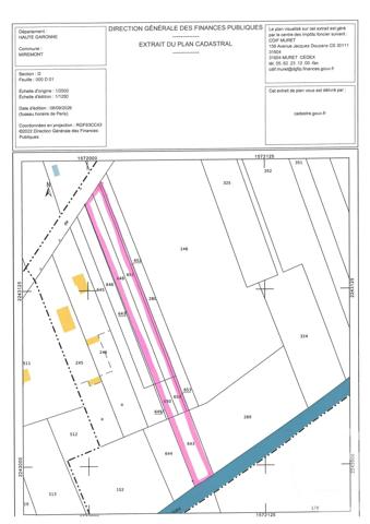 Terrain à vendre  3575 m 2   MIREMONT  - 31