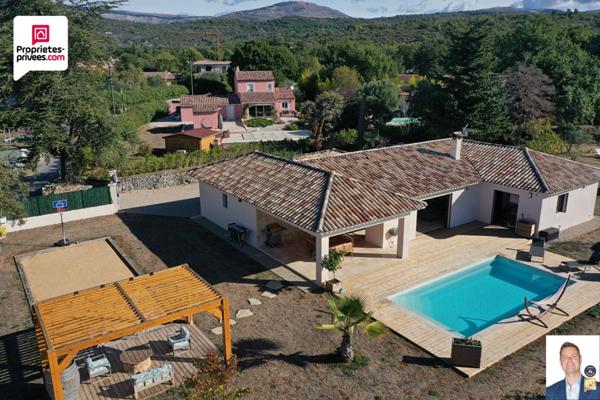 VILLA CONTEMPORAI?NE RECENTE D'ENVIRON 140 M2 AVEC PISCINE, GARAGE et TERRAIN PAYSAGER DE 1700 M2