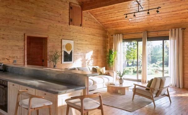 Maison ossature bois , belle pièce à vivre, 4 chambres