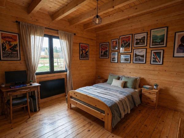 Maison ossature bois , belle pièce à vivre, 4 chambres