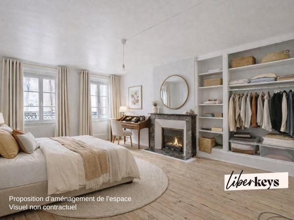 Maison de ville 3 chambres de 135 m² avec jardin, bureau et grenier. 