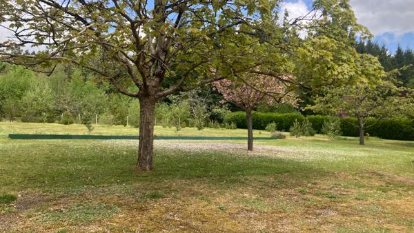 Maison 3 chambres sur sous sol complet avec double garage.