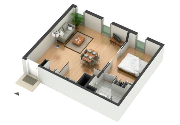 Appartement 2 pièces de 44 m² à Albert (80300)