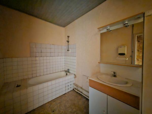 Ensemble immobilier composé d'un local commercial, d'un appartement à réhabiliter et d'une vaste dépendance