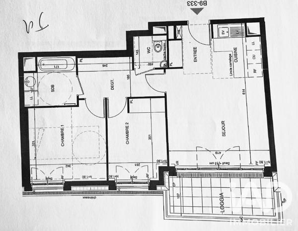 Appartement à vendre 3 pièces 60 m² Puteaux