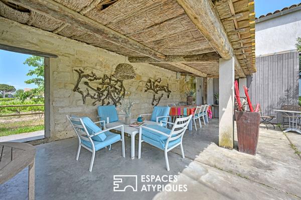 Mas Contemporain au Coeur des Vignes