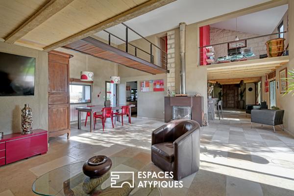 Mas Contemporain au Coeur des Vignes