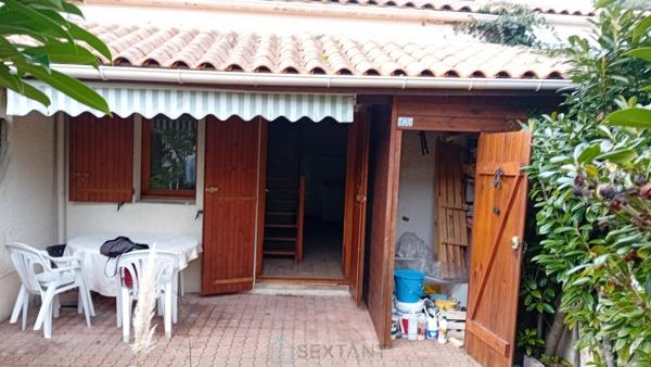 Petite maison de vacances en résidence proche des commerces et de l'Océan