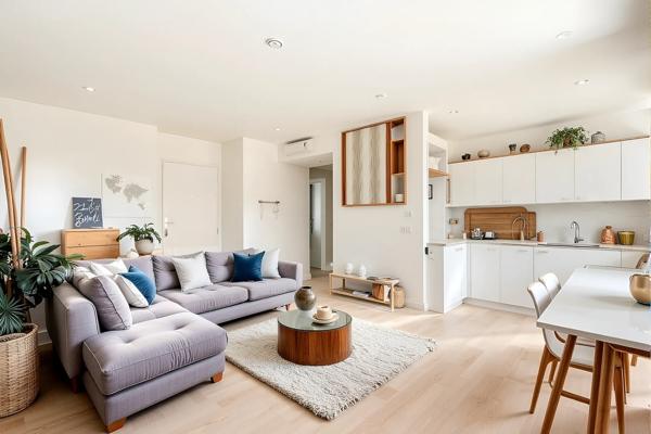 Appartement t2 + garage en sous-sol