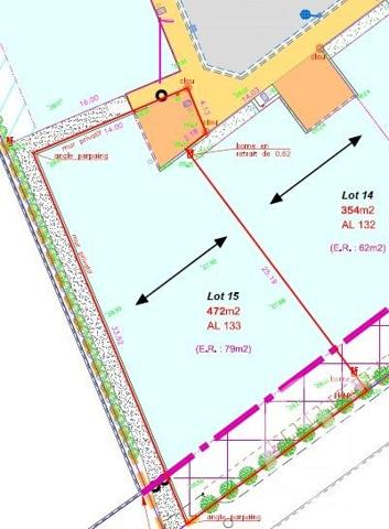 Terrain à vendre  472 m2 CHATEAURENARD - 13