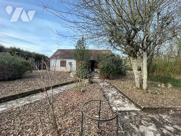 Pavillon avec garage et verger