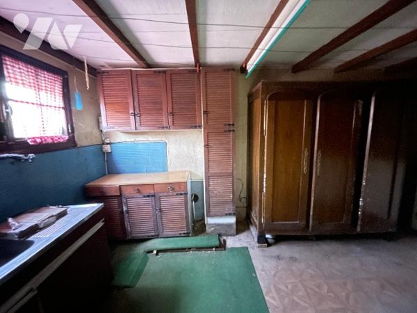 Pavillon avec garage et verger