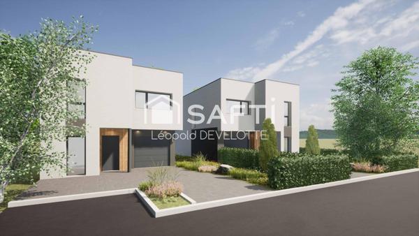 Terrain viabilisé de 630 m² à CHEUBY SAINTE-BARBE