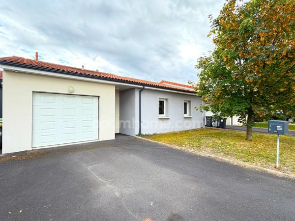 PONT-DU-CHÂTEAU – PLAIN-PIED 92 M² – 3 CHAMBRES – EXTÉRIEUR SOIGNÉ