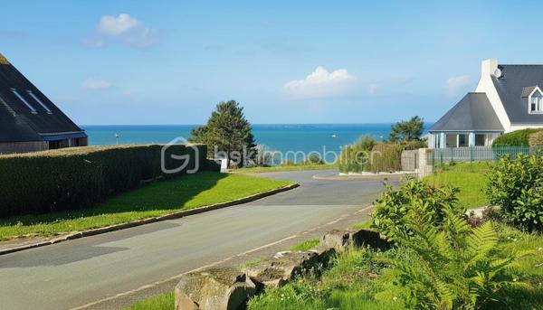 Édifiée sur les hauteurs de la ANSE DU PISSOT de PLÉNEUF-VAL-ANDRÉ ville ayant reçu le Label Argent GREEN DESTINATIONS, découvrez cette superbe maison VUE MER, calme, lumineuse, toute proche de l'une des dix plus BELLES PLAGES de BRETAGNE.

En rez de jardin, le hall d'entrée mène dans un vaste espace de 58 m2 environ où le salon séjour avec cheminée et la cuisine s'ouvrent sur la véranda de 20 m2. Ici, vous pouvez apprécier les couchers du soleils scintillant sur la mer, profiter pleinement de l’harmonie des couleurs océaniques en toutes saisons.
À ce niveau, vous trouvez un toilette avec lave-mains et une petite chambre de 9m2 ou bureau. 

L'étage est composé de trois grandes chambres dont une très grande. Chacune d'entre-elles est équipée d'une salle de bain ou bien d'une salle d'eau privative. 
Une petite pièce avec toilette et point d'eau complète l'étage.

Les ATOUTS de ce bien :

* Terrain 953 m2 constructible - Zone UC - Piscinable

* Confort du plancher chauffant très basse température 

* Cheminée avec insert

* Luminosité exceptionnelle - grandes fenêtres-baies 

* 3 chambres de plus de 20m2 avec espaces sanitaires privatifs 

* 1 chambre de plain-pied - extension possible avec espace privatif SDE ( 17 m2)

* Système pour aspiration centralisée

* Grand garage – atelier - buanderie & douche

* À proximité du littoral - plages - sentiers côtiers et de toutes commodités - Station balnéaire & Terrain de Golf de Pléneuf-Val-André, l'un des plus beaux parcours de France

Pour visiter cette belle maison prenez dès à présent votre rendez-vous. 
Marie-Thérèse VALLADON  - Tel : 07 49 72 89 43 - 22800 Quintin 
Disponible du lundi au samedi de 9 heures à 19 heures. 

--