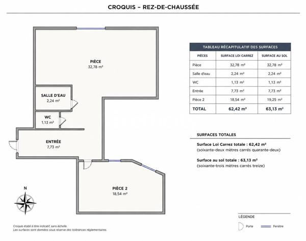Bureau
         2 pièces
        - 63 m² 589 000 € *