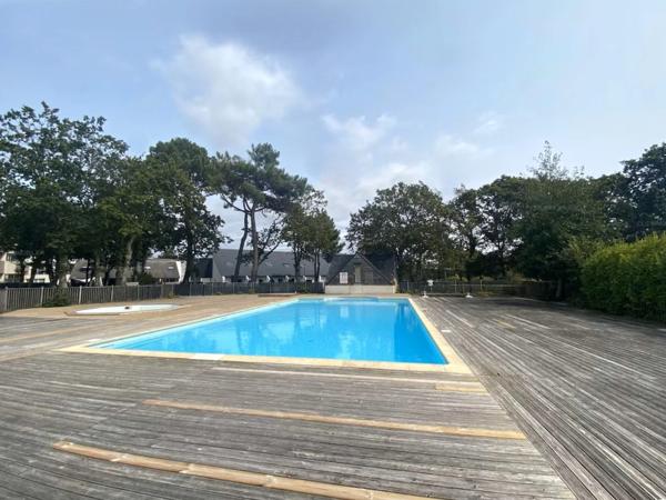 Appartement à vendre 3 pièces COMBRIT (29) La plage à pied. balcon. Piscine. tennis