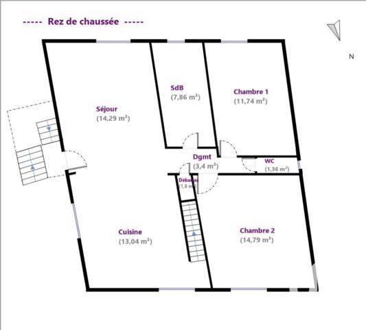 Maison à vendre 8 pièces 72 m² Domont