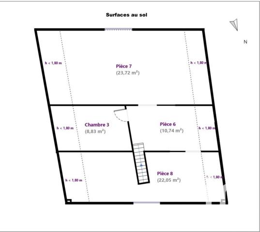 Maison à vendre 8 pièces 72 m² Domont