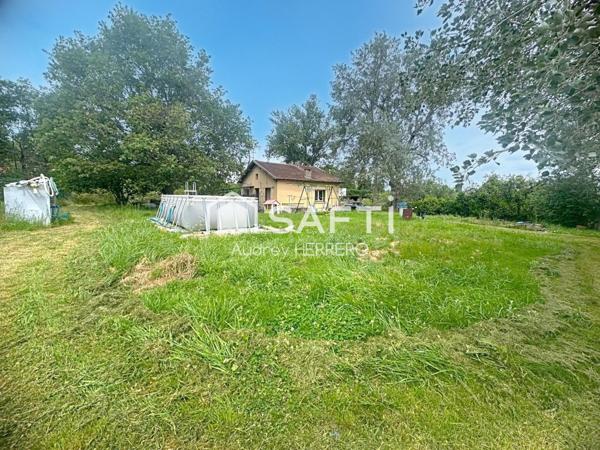 Terrain à bâtir 1676m² avec maison à réhabiliter ou à détruire