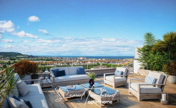 Superbe appartement T4 83m² avec rooftop et vue mer exceptionnelle à Trouville-sur-Mer (14360)
