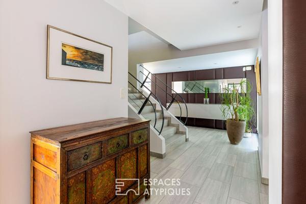 Maison contemporaine et sa piscine au coeur du Rebberg