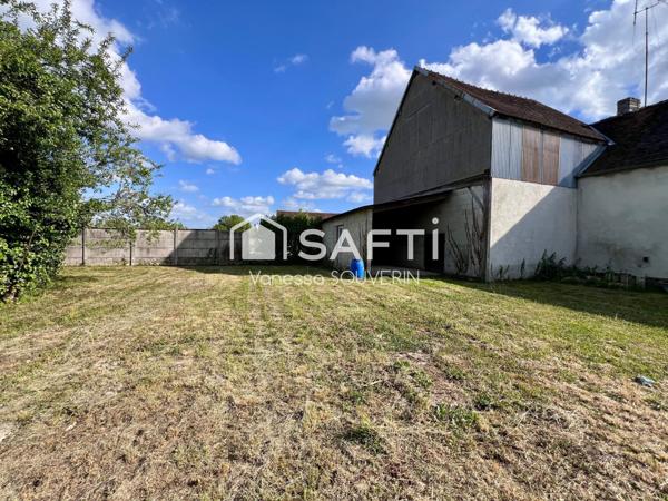 Maison à rénover de 3 pièces avec grange de 129 m2