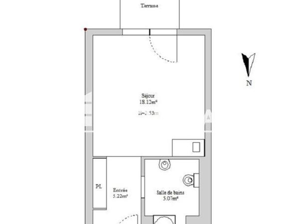 Location Studio 28.41 m² - 71 ROUTE DE BALE Colmar 68000
