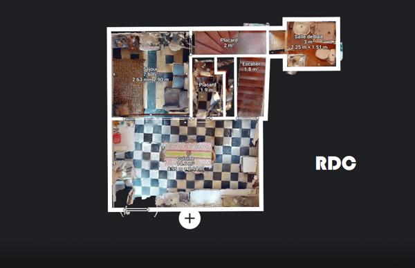 Maison de village 55mé à la campagne