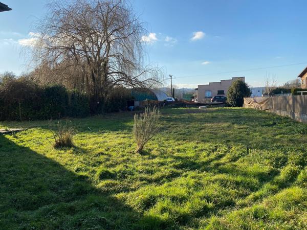 Appartement T3 avec garage et grand terrain sur la commune d’Estrablin