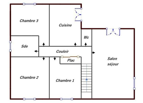 À vendre : Maison de type Foyer Cantalien à Mauriac (Cantal), 106m² , 4ch