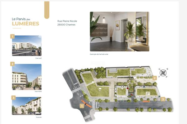 F3 Appartement Chartres 3 pièce(s)