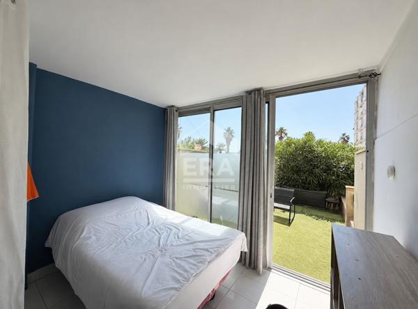 Canet en Roussillon : Appartement 32 m2 rez de jardin avec accès direct plage à vendre