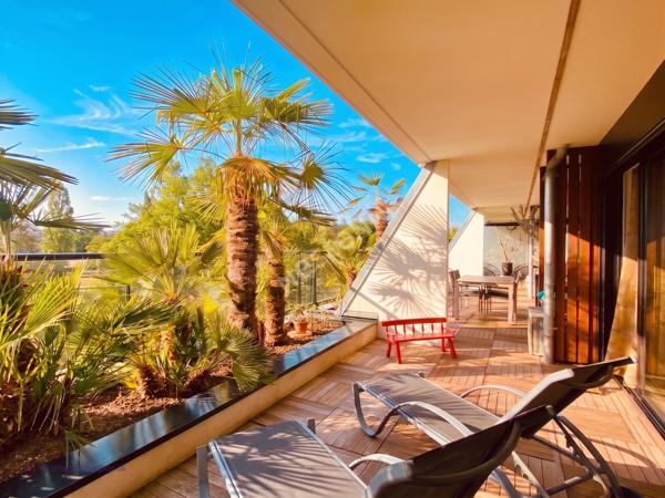 CESSON SÉVIGNÉ, Appartement type 3 de grand standing avec ascenseur, terrasse et vue sur parc
