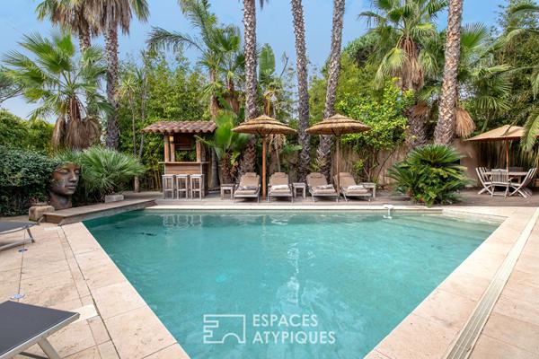 Villa avec piscine à l’ambiance Balinaise