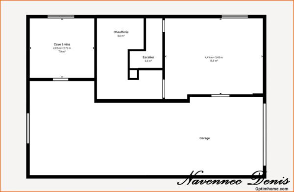 Maison de plain-pied surélevé – 2 chambres – Sous-sol complet – Jardin 600 m² – Louviers centre