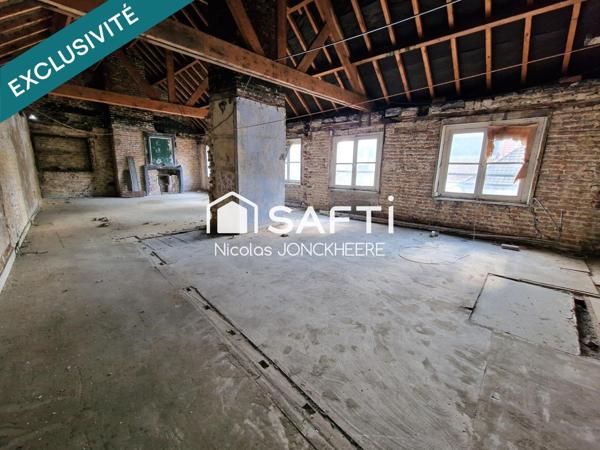 Immeuble à rénover; potentiel très élevé!