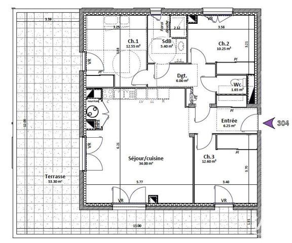 Appartement à vendre 4 pièces 88 m² Goncelin