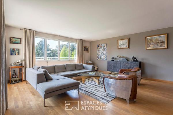 Appartement familial en attique avec terrasse