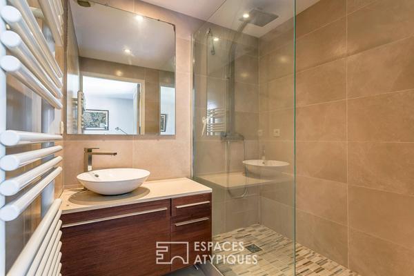 Appartement familial en attique avec terrasse