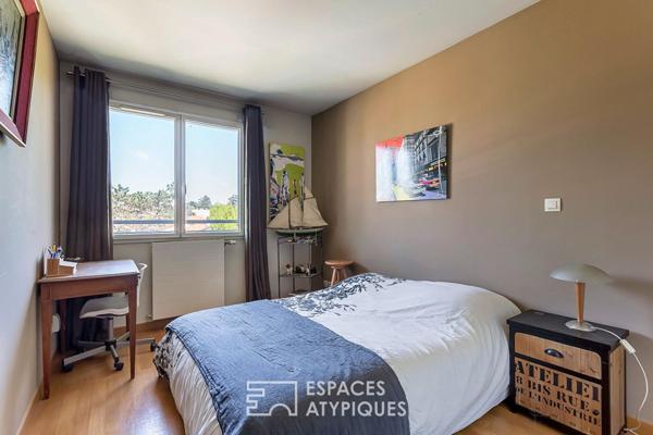 Appartement familial en attique avec terrasse