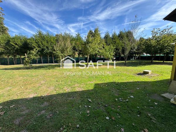 Terrain de loisirs de 3875m2 avec bassin poissonneux