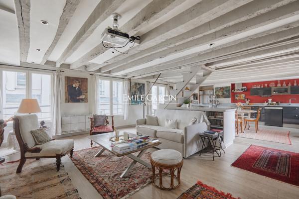 A VENDRE - Appartement - Paris - 75002 - Montorgueil - 4 pièces - 2 chambres - 90m2