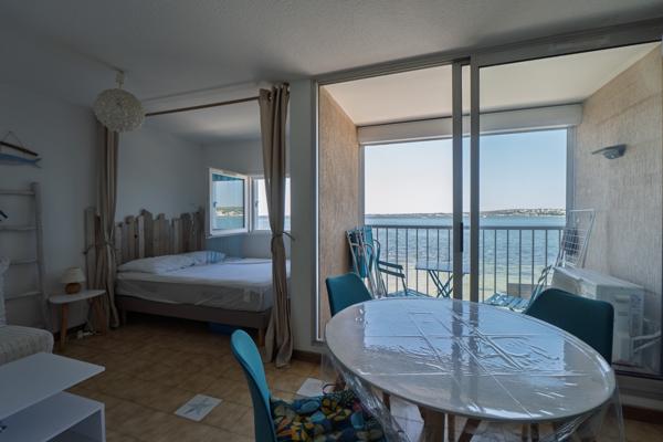 Appartement 2 pièces 25,3 m² avec vue sur l'étang de Thau à Balaruc-les-Bains