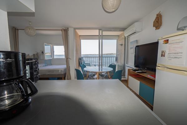 Appartement 2 pièces 25,3 m² avec vue sur l'étang de Thau à Balaruc-les-Bains
