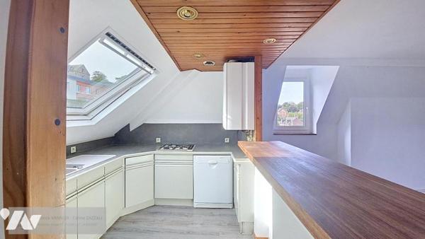 Appartement a vendre Dieppe T2 lumineux avec vue dégagée sur le centre historique de Dieppe !