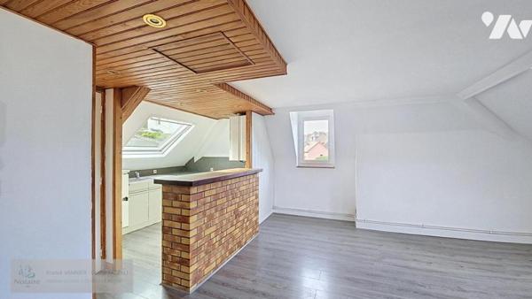 Appartement a vendre Dieppe T2 lumineux avec vue dégagée sur le centre historique de Dieppe !