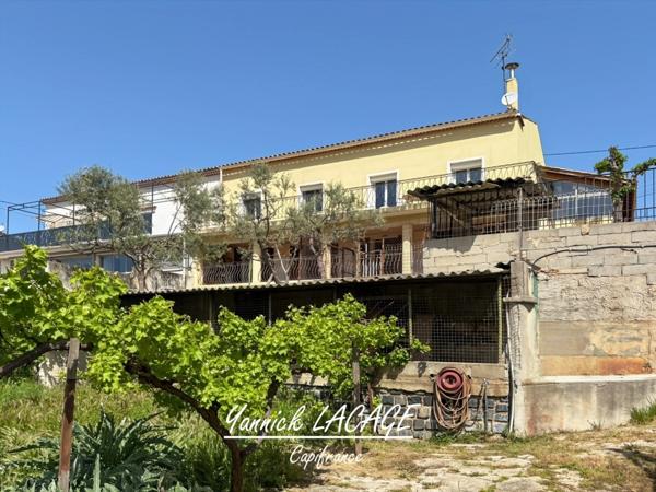 Maison T4 avec vue plein sud, volumes et potentiel d’extension (sous-sol et dépendances) – La Penne-sur-Huveaune
