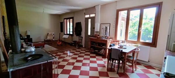 Maison individuelle de plain-pied – Cadre campagne – Fort potentiel d'évolution